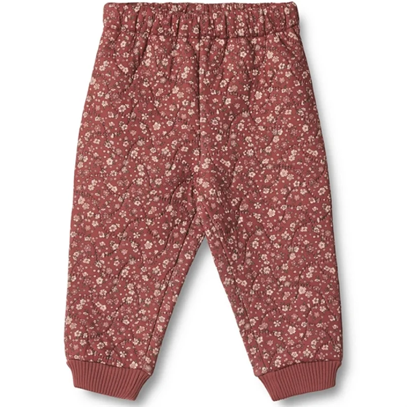 Wheat Thermo Red Flowers Pants Alex