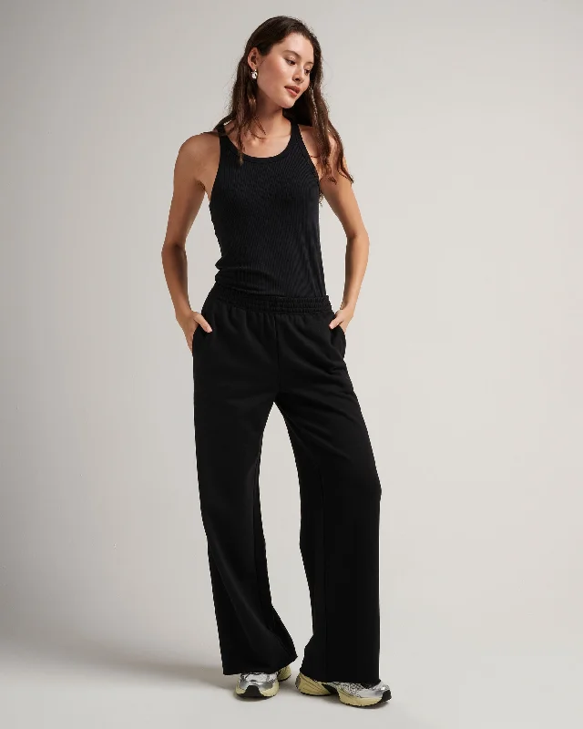 Women's Recycled Fleece Wide Leg Pant