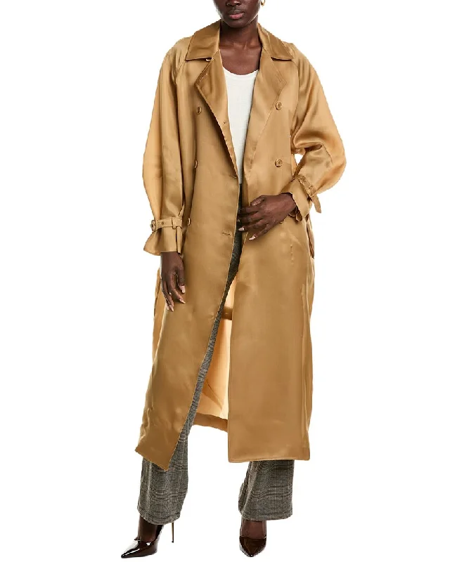 Max Mara Sacco Silk Coat