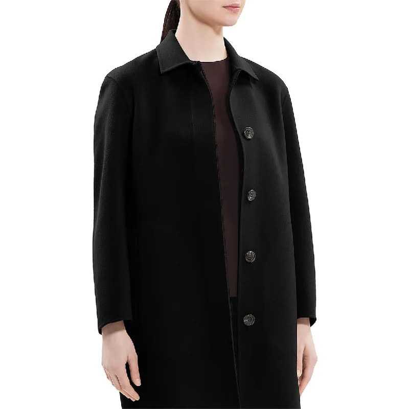 Womens Midi Cold Weather Wool Coat