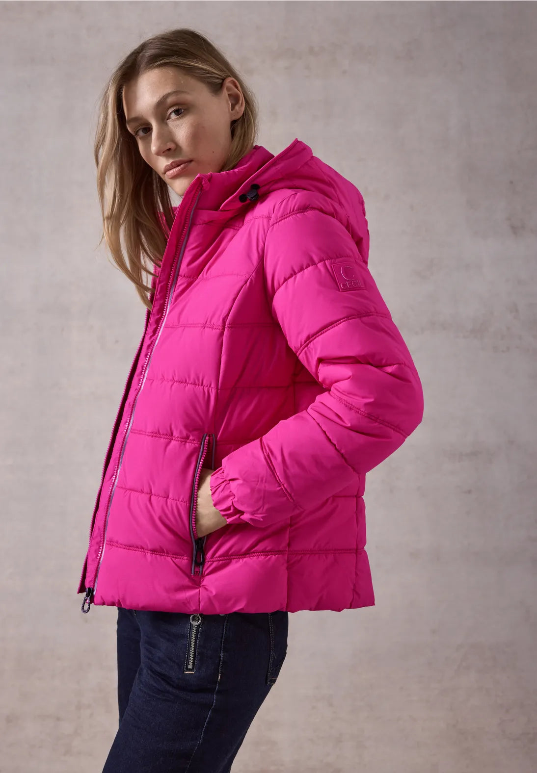 Cecil Pink Padded short jacket 201948