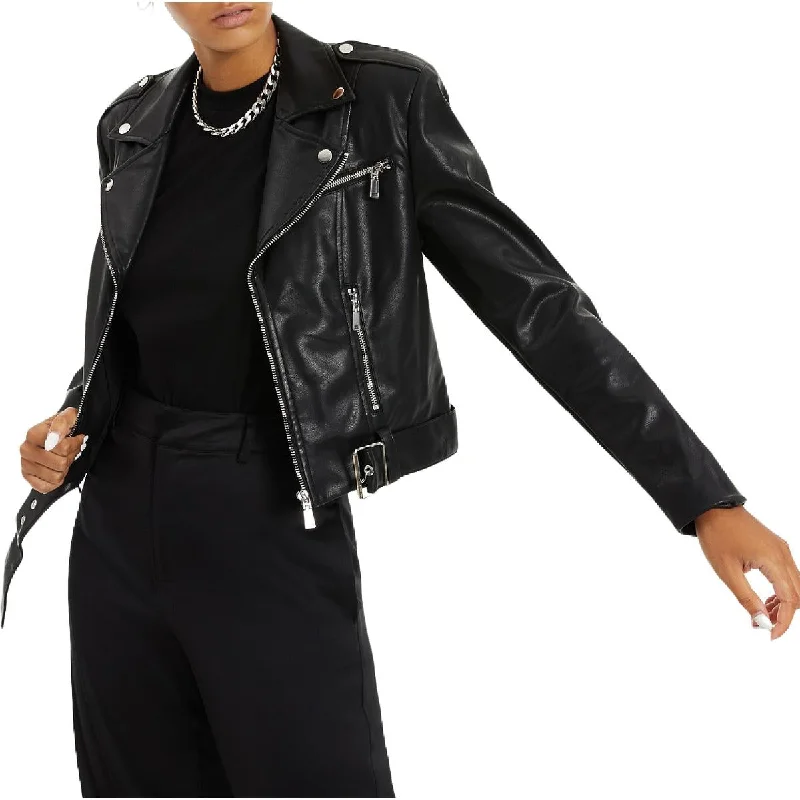 Danielle Bernstein Womens Heavy Short Motorcycle Jacket