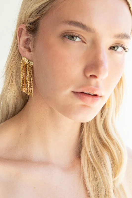 FRINGE EARRING