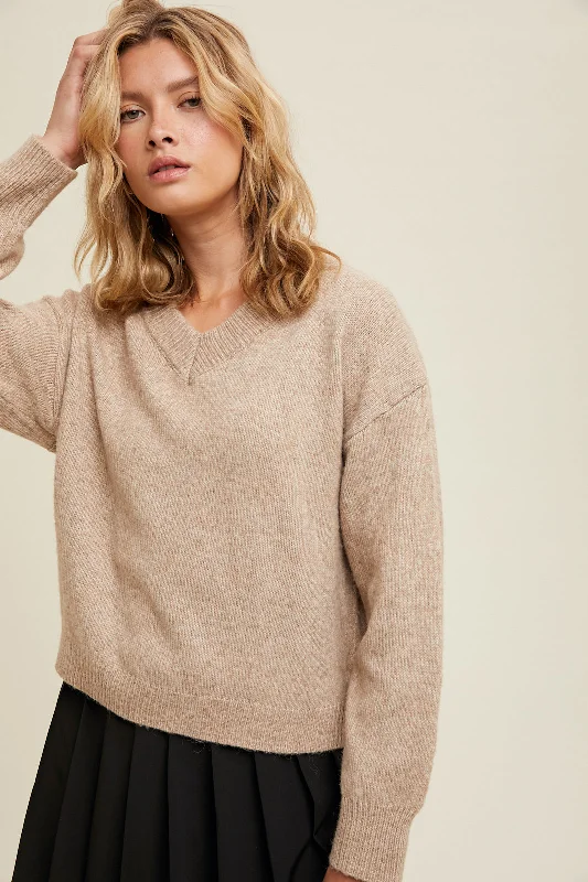 Leesa Classic V Neck Sweater