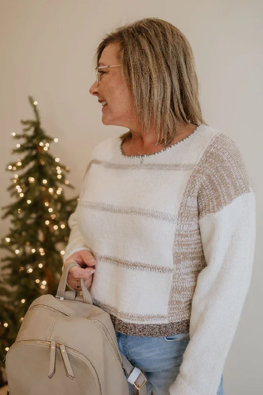 MONA KNIT STRIPE SWEATER