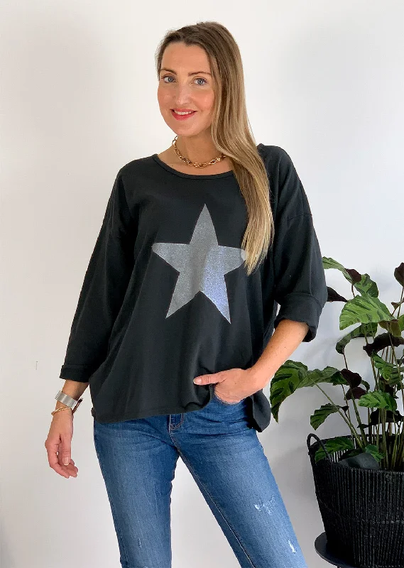 Astria Jersey Star Sweater