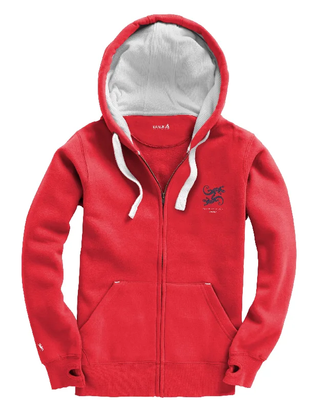 SPECIAL OFFER - Ultra Premium Zip Hoodie - Unisex - DUSTY RED - LARGE