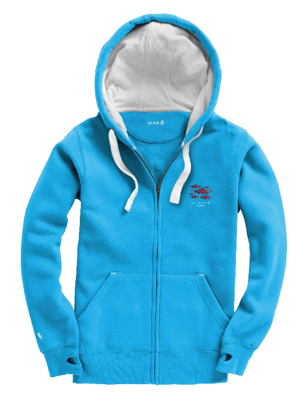 SPECIAL OFFER - Ultra Premium Zip Hoodie - Unisex - MALIBU - 2XL