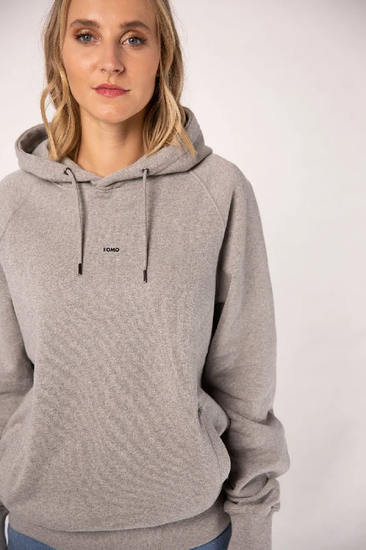 Fomo | Bestickter Bio-Baumwoll Frauen Hoodie