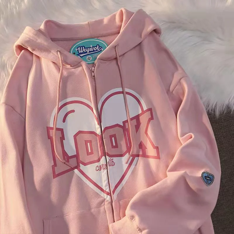 Kawaii Harajuku Look Love Hoodie - Embrace Sweetness! ?❤️