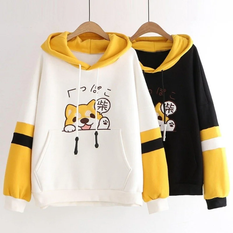 Kawaii Harajuku Shiba Inu Hoodie - Embrace Cuteness! ??