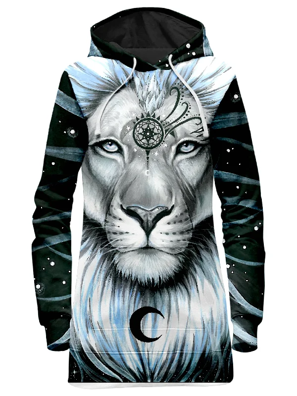 Lion Galaxy Hoodie Dress