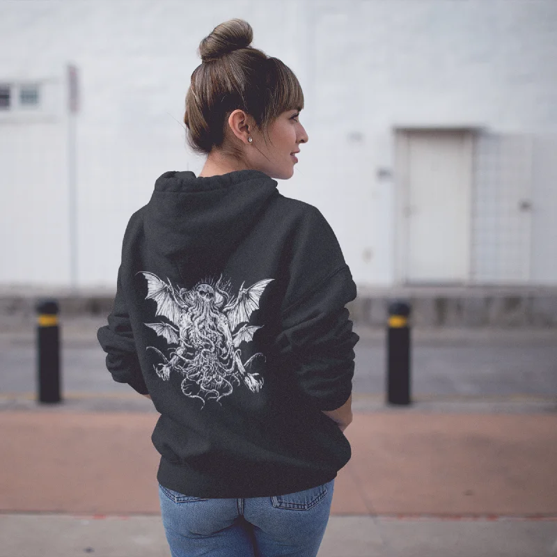 MENACING CTHULHU MONSTER - Premium Unisex Hoodie