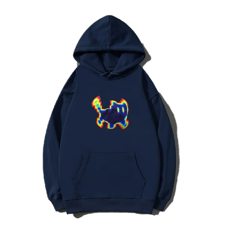 Multicolored Gradient Kitten Hoodie