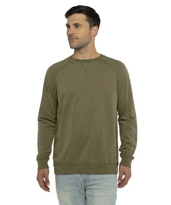 N9000 - Next Level Unisex French Terry Raglan Sweatshirt | Military Green