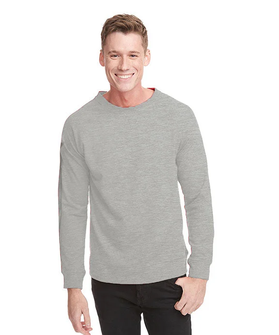 N9000 - Next Level Unisex French Terry Raglan Sweatshirt | Oatmeal