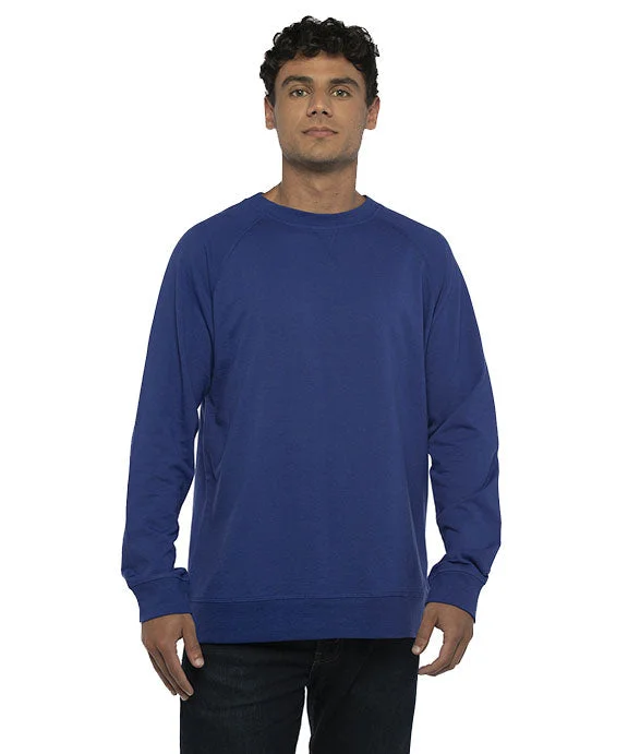 N9000 - Next Level Unisex French Terry Raglan Sweatshirt | Royal