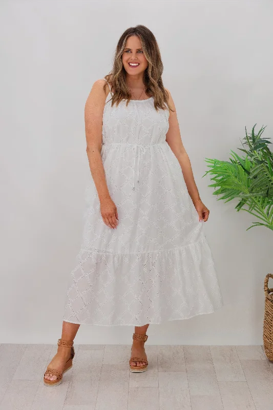 Natural Bay Kiana Dress White