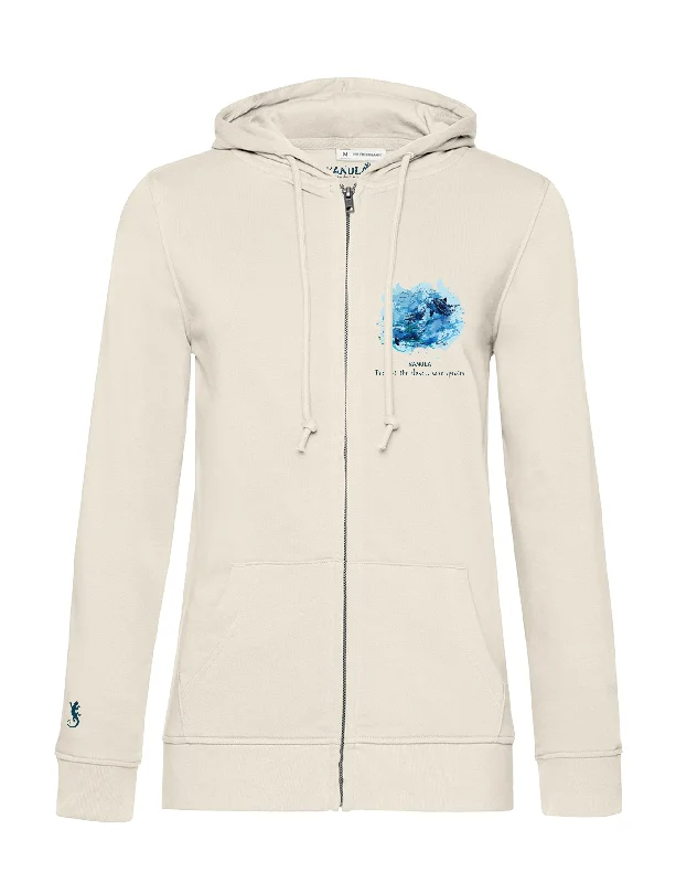 Organic Cotton Zipped Hoodie - Ladies - 10 Colours