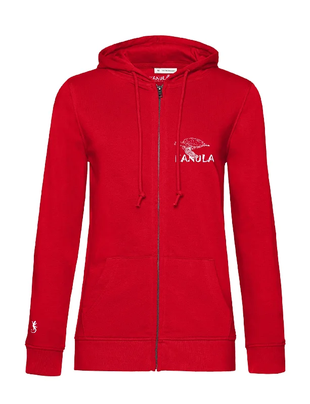 Organic Cotton Zipped Hoodie - Ladies - 10 Colours