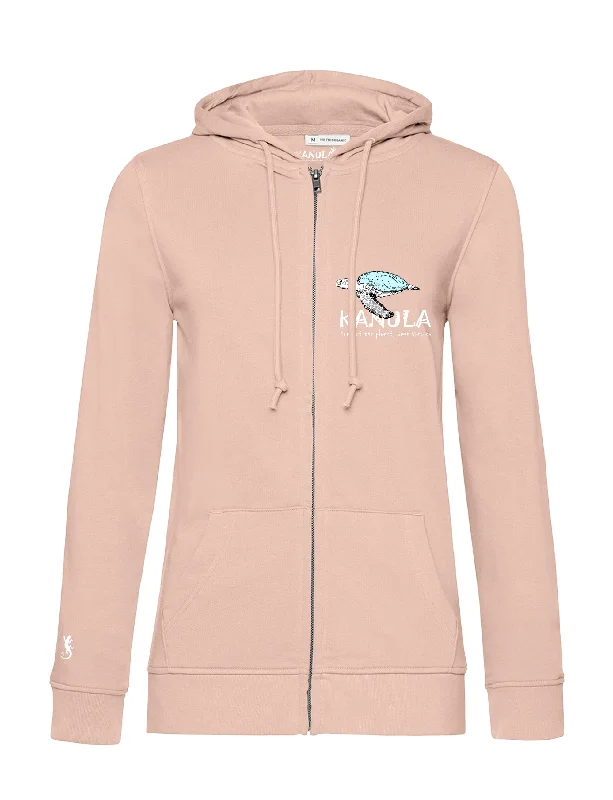 Organic Cotton Zipped Hoodie - Ladies - 10 Colours