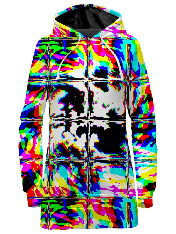 Rave Glitch Og Hoodie Dress