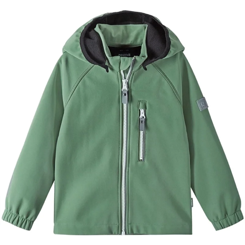 Reima Softshell Jacket Vantti Green Clay