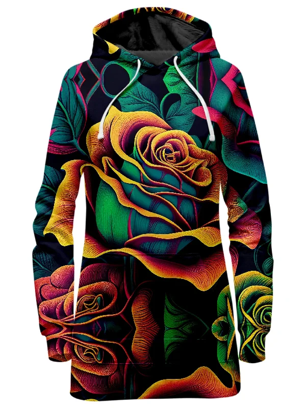 Rosebud Hoodie Dress