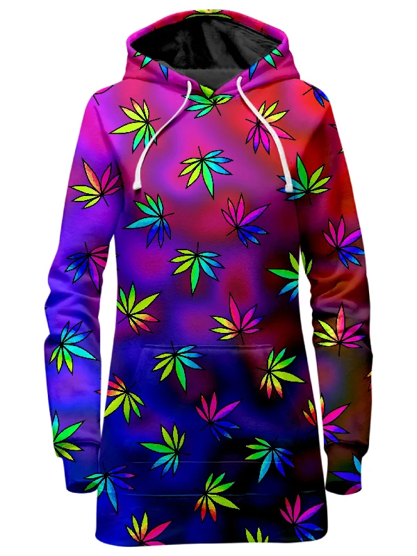 Weed Toss Hoodie Dress