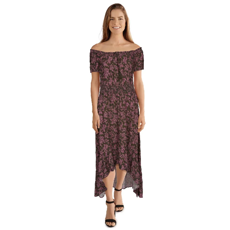 lily morgan Women's Off  Shoulder Maxi Dress