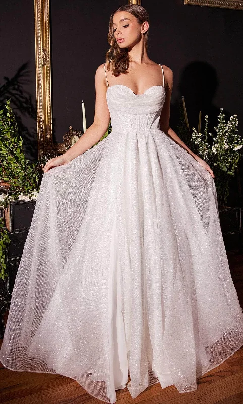 Ladivine CD253W - Glittering Sleeveless Bridal Gown