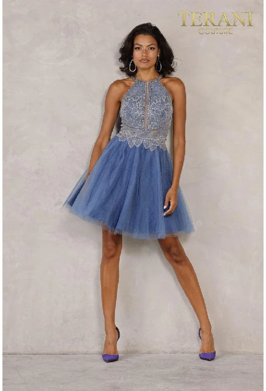 Terani Couture 2021H3454G Short Cocktail Prom Dress