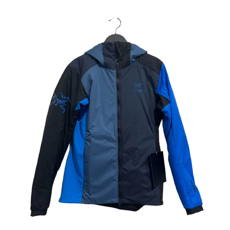 ARCTERYX/BEAMS/Windbreaker/S/Nylon/NVY/ATOM LT HOODY