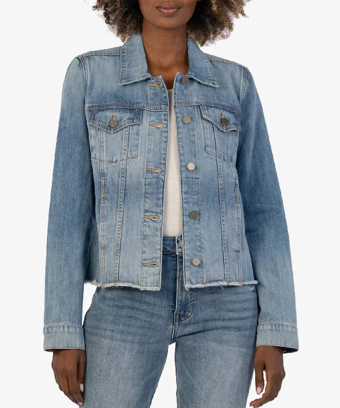 Julia Denim Jacket In Diagnosed