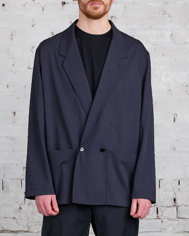 Lemaire DB Workwear Jacket Jet Black