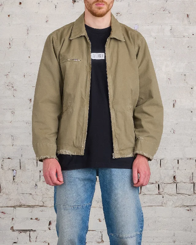 Maison Margiela MM6 Canvas Zip Pocket Jacket Green