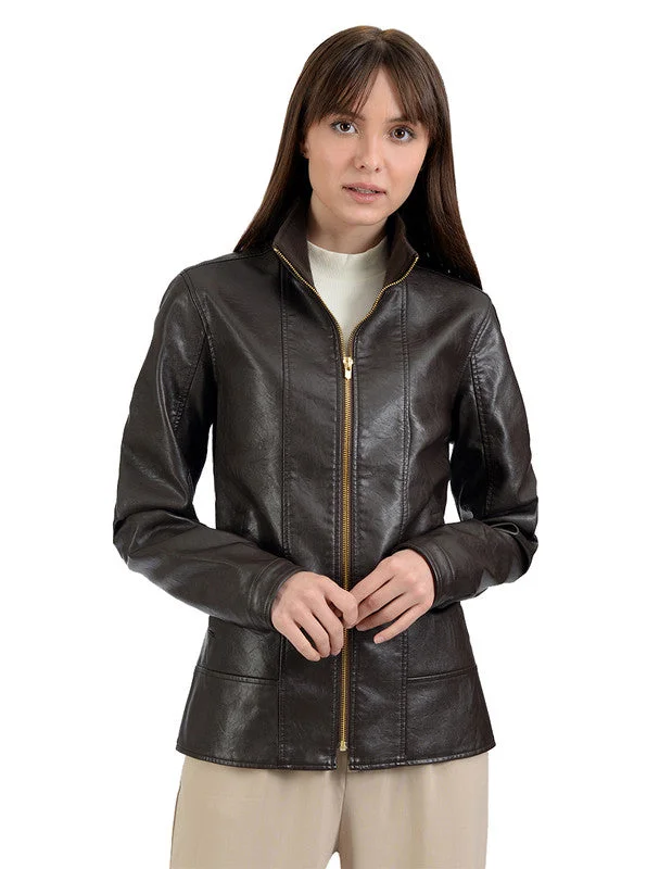 Nine West Women's Classic Zipper Jacket