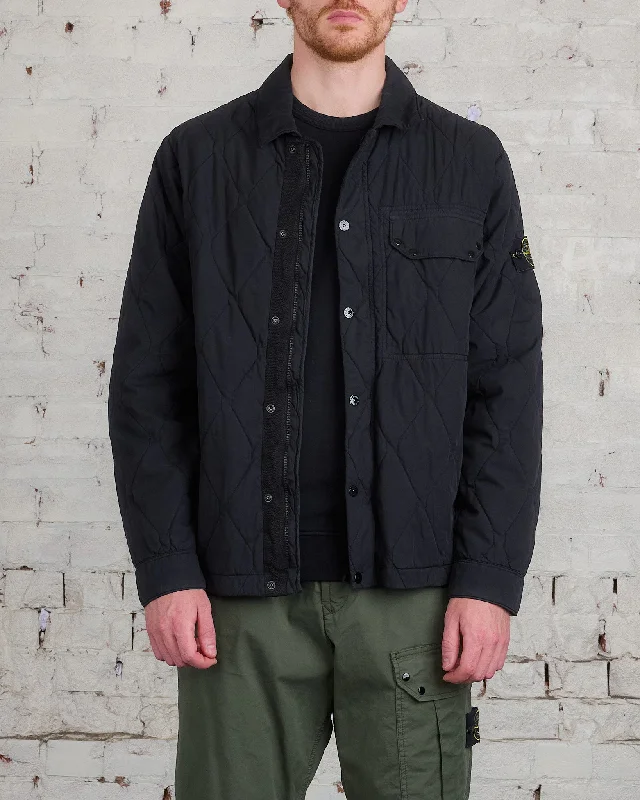 Stone Island Brushed Tela Jacket Black