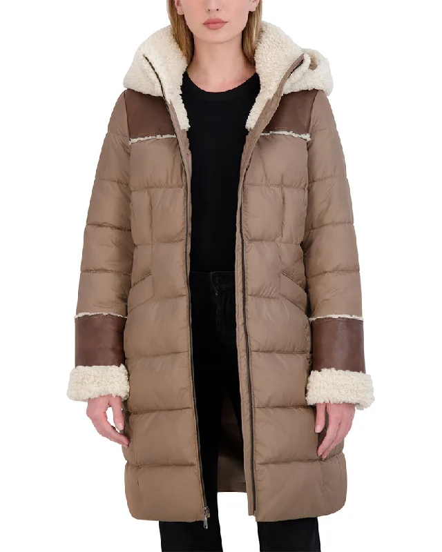 Tahari Puffer Coat