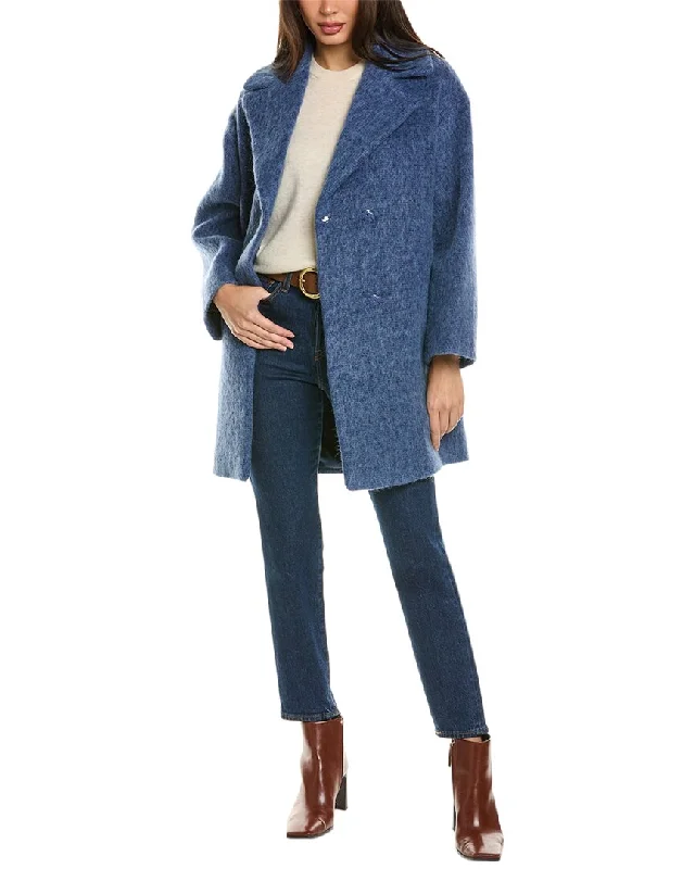 Weekend Max Mara Pepli Wool & Mohair-Blend Coat