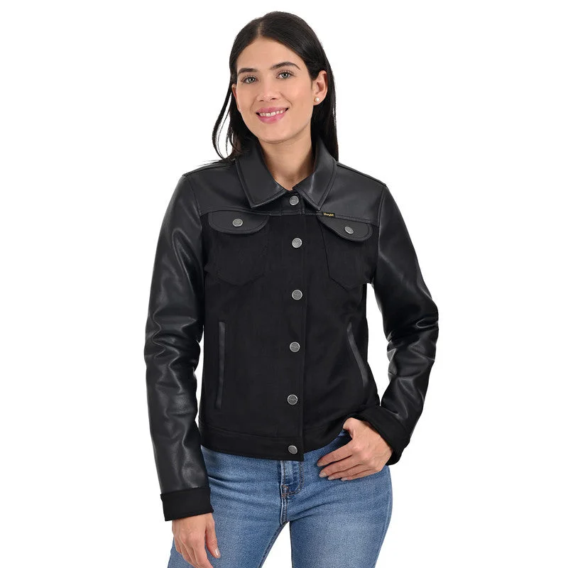 Wrangler Women's Dual Texture Trucker Jacket