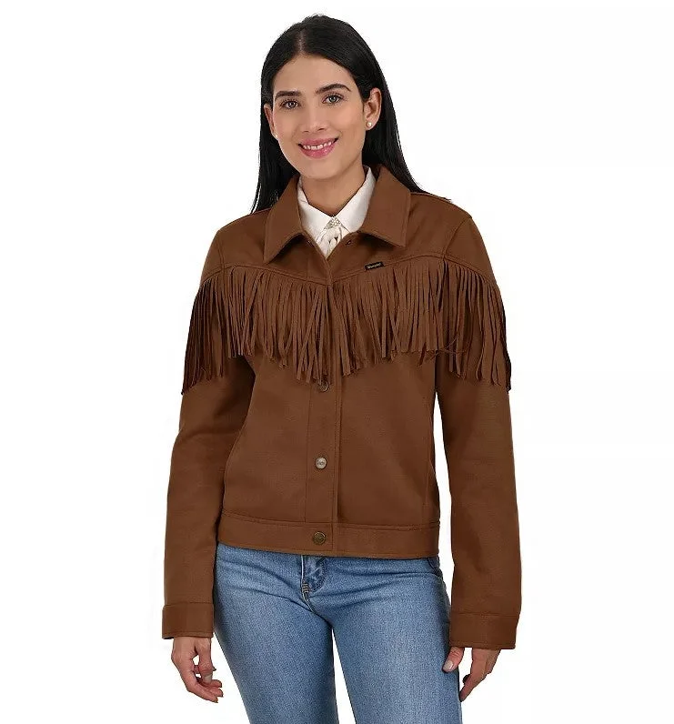 Wrangler Women's Western Style Fringed Jacket