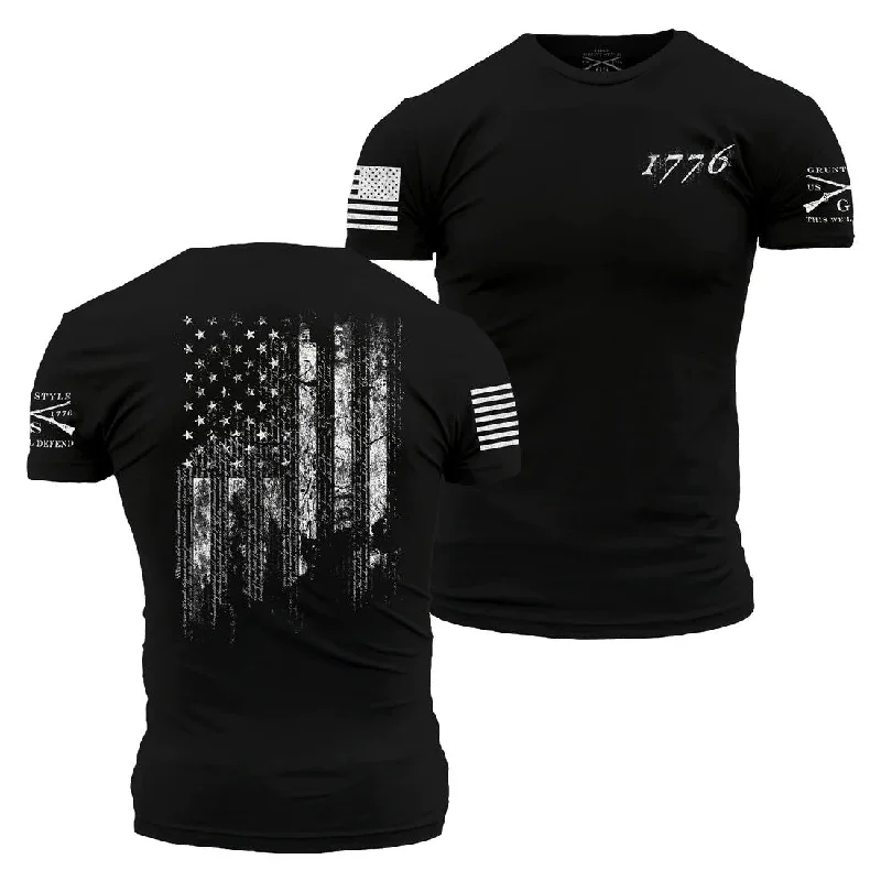 1776 Flag Tee - Black