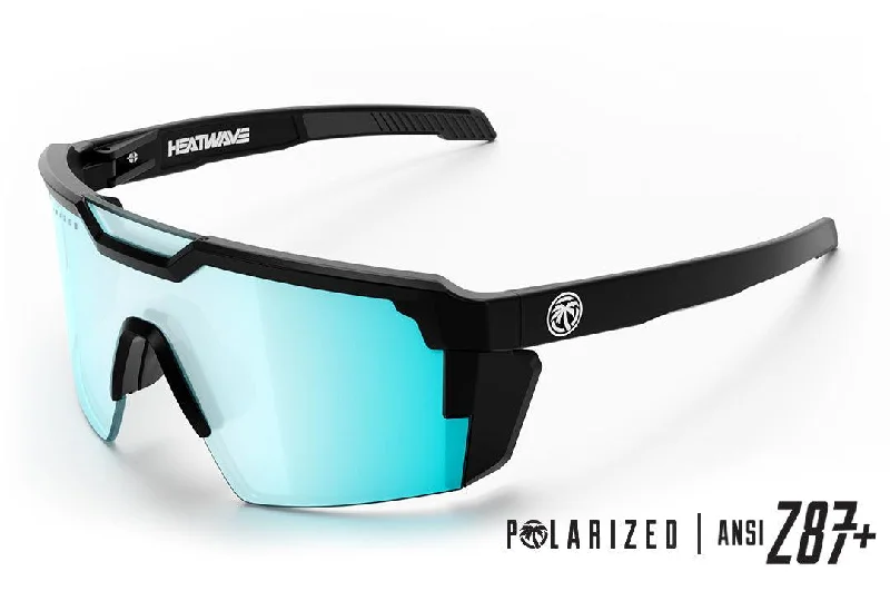 FUTURE TECH SUNGLASSES: BLACK FRAME ARCTIC CHROME Z87+ (POLARIZED)