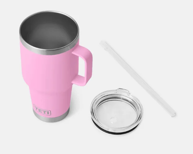 Rambler® 35 oz Mug W/Straw Lid - Power Pink