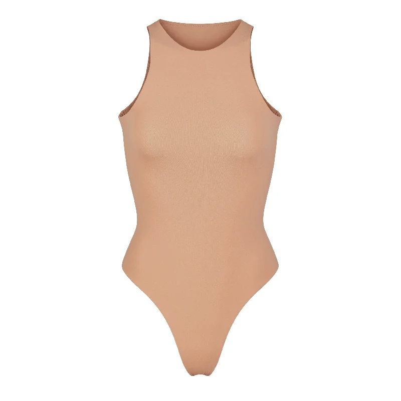 FITS EVERYBODY HIGH NECK BODYSUIT | OCHRE